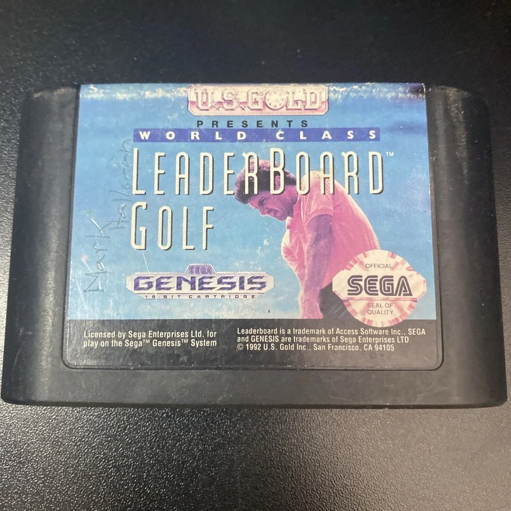World Class Leaderboard Golf (Sega Genesis, 1992) Game Only